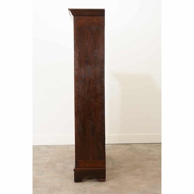 English 18th Century Oak Armoire Cabinet For Sale - Image 9 of 12