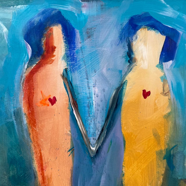 2000 - 2009 Original Contemporary Figurative Painting Signed by the Artist For Sale - Image 5 of 11