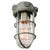 Vintage Industrial Clear Glass Flush Mount Ceiling Light from Industria Rotterdam For Sale - Image 6 of 9