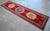 Textile 1950s Hand-Knotted Turkish Runner Rug Bold Colors Tribal Hallway Decor Lady Bug Pattern Unused - 3'4" X 13' For Sale - Image 7 of 17