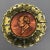 Gold Wall Plates Influential Composers Stamped on Yellow Brass and Butterfly Filigree Made in England-Set of 6 For Sale - Image 8 of 13