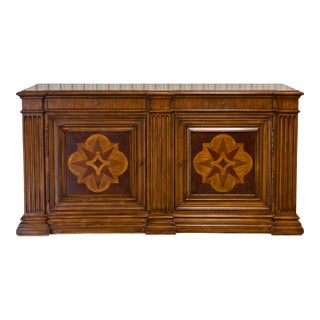 Ethan Allen Marquetry Lombard Inlaid Tuscan Sideboard For Sale