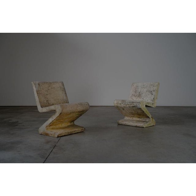 Zig Zag chairs. The chairs are in a good condition with traces of usage normal to their age.