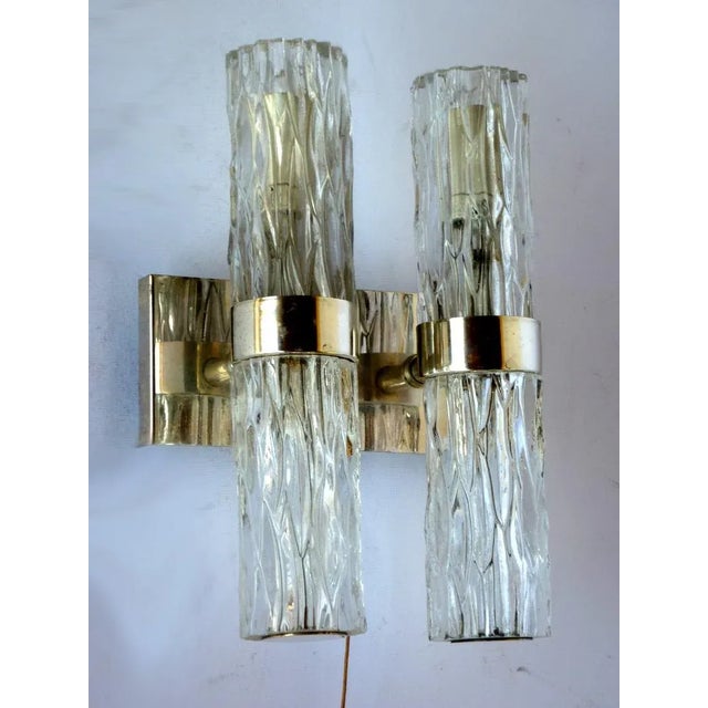 - Set of 6 double wall sconces - Cylindrical diffusers in thick glass - Anodized metal structures - Retain their...