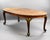 Wood Queen Anne Style Burr Walnut Wind-Out Extending Dining Table and Chairs, 1930, Set of 5 For Sale - Image 7 of 18
