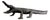 Monumental Bronze Crocodile Fountain Sculpture – 149” L Outdoor Garden For Sale
