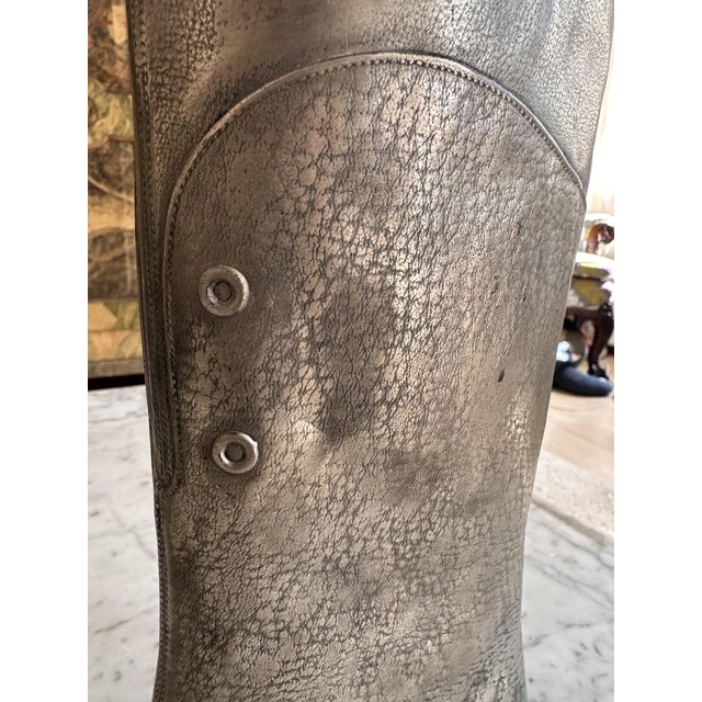 Mid-20th Century Industrial Turkish Metal Boot Mold For Sale - Image 13 of 14