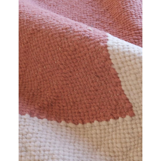 Minimalist Kilim Rug - 11.4 X 8.8 Ft For Sale - Image 4 of 8