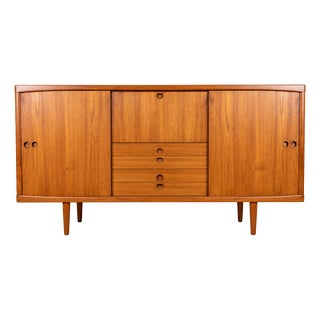 Danish Modern Teak Highboard by H.W. Klein for Bramin For Sale