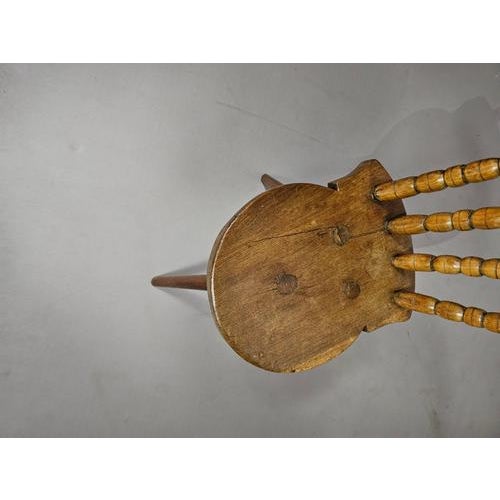 Vintage Farmers Tripod Chair For Sale - Image 16 of 18