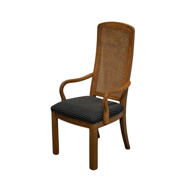 Bernhardt Furniture Contemporary Modern Cane Back Dining Arm Chair 275-521 For Sale In Kansas City - Image 6 of 11