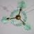 1950s Extra Rare Green Acquamarine Art Deco Barovier E Toso Chandelier For Sale - Image 13 of 16
