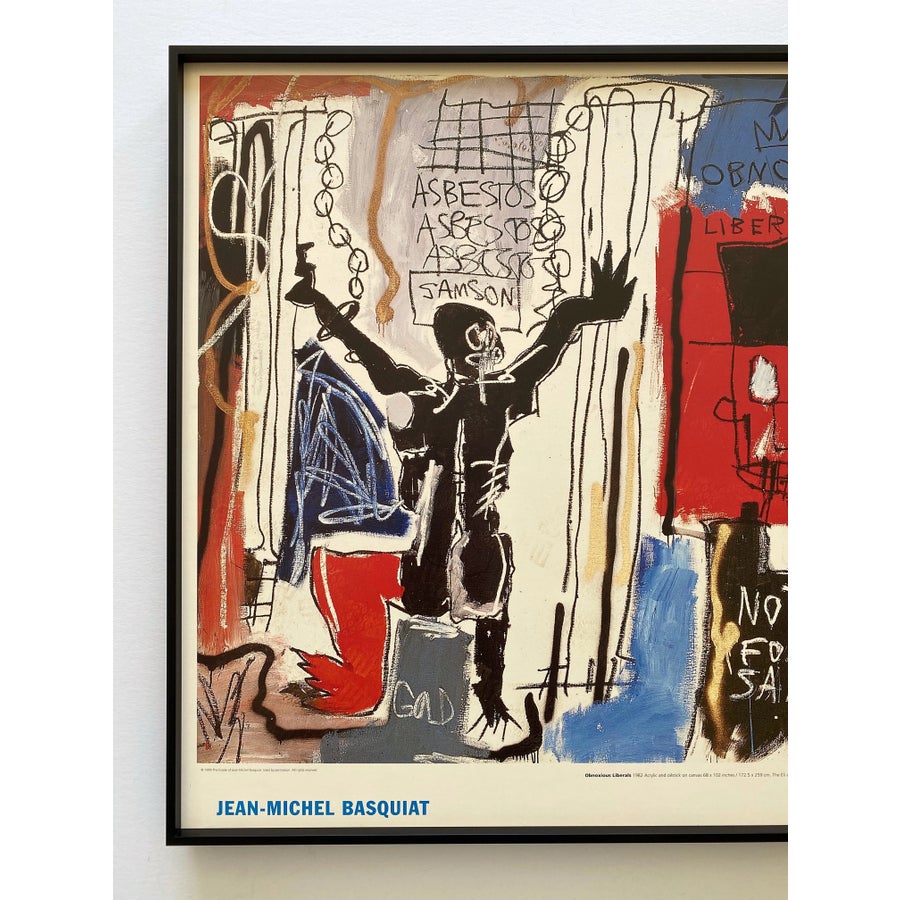 Jean Michel Basquiat Estate Vintage 1999 Lithograph Print
