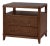 Highbury 28 in. W Rectangular Wood 2 Drawer Nightstand with Open Shelf, Natural Walnut For Sale