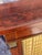 Chestnut Late 20th Century Kittinger Traditional Mahogany Credenza With Brass Grille Doors For Sale - Image 8 of 12