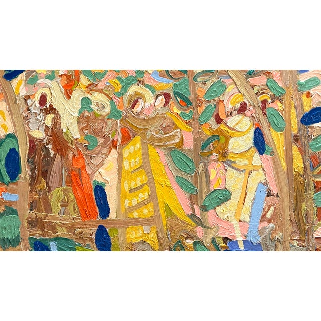 Rich, spicy colours combine with pastels in this Indian inspired painting from British artist Paul Wadsworth. Paul’s...