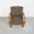 1960s Mid-Century Modern Italian Solid Wood and Grey Fabric Armchair, 1960s For Sale - Image 5 of 14