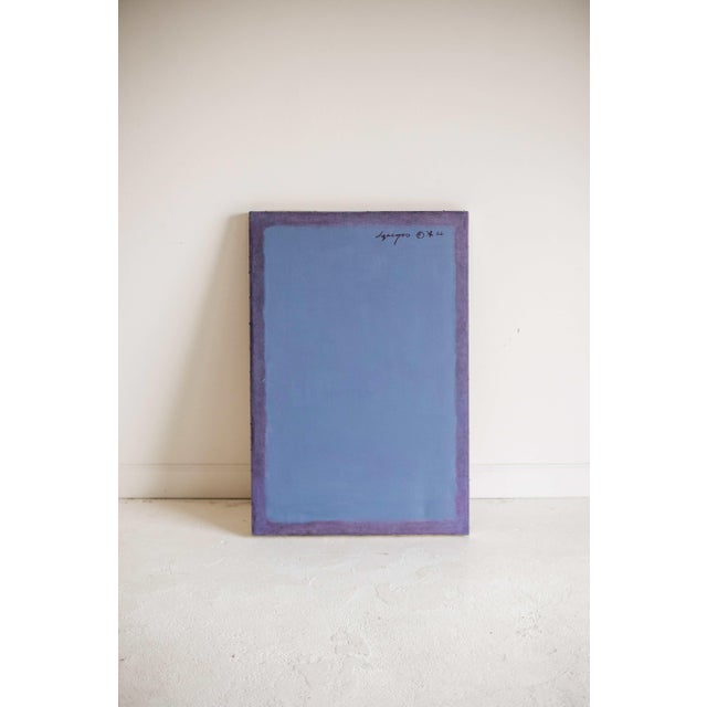 1960's Isaac Jiro Abstract Oil Painting on Canvas For Sale In Aspen - Image 6 of 11