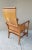 Wood Early 1900s Antique Mission Arts & Crafts Craftsman Quarter Sawn Oak Tall Back Resting Chair For Sale - Image 7 of 12