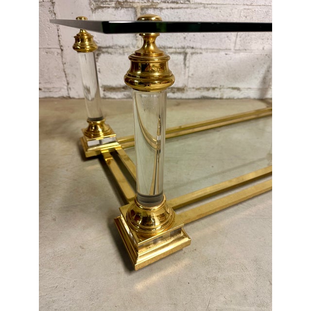 Hollywood Regency Coffee Table, 1980s For Sale - Image 4 of 13