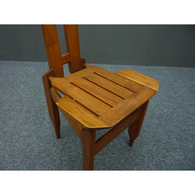 Set of Brutalist Dining Chairs, 1980s For Sale - Image 11 of 14