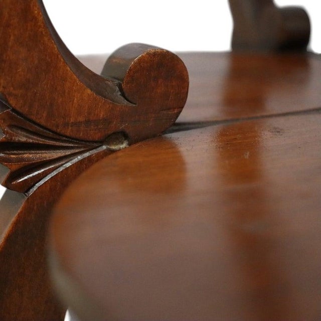 Wood Rj Horner Carved Mahogany Cloverleaf Plant Stand C1920 For Sale - Image 7 of 8