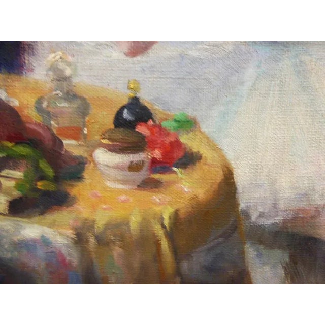 Antique Painting by Madeleine Plantey For Sale - Image 4 of 9