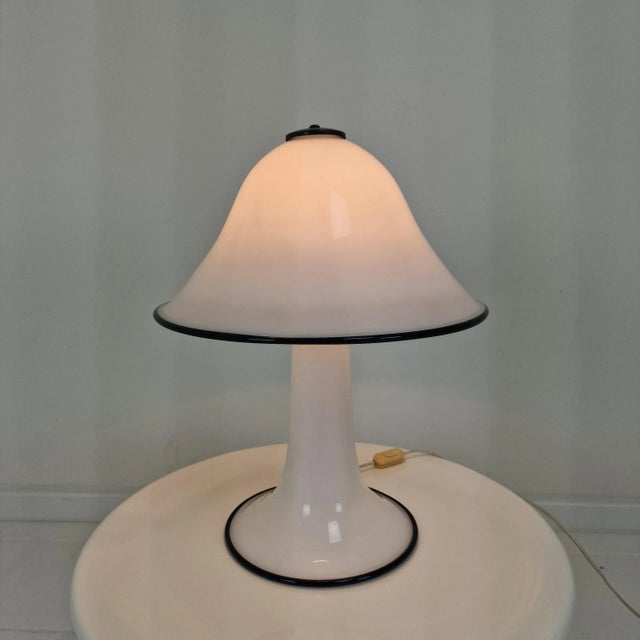 Hand-Blown Murano Glass Mushroom Lamp, 1970s For Sale - Image 4 of 14
