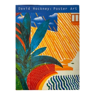 " David Hockney : Poster Art " Vintage 1995 First Edition Extra Large Hardcover Pop Art Book For Sale