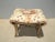 Vintage French Country Floral Bench w Silver Gilt Base 1 of 2 Gorgeous Bench in Good Vintage Condition. Solid and Firm....