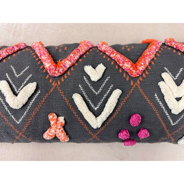 Tribal Anthropologie Heradia Lumbar Pillow For Sale - Image 3 of 12