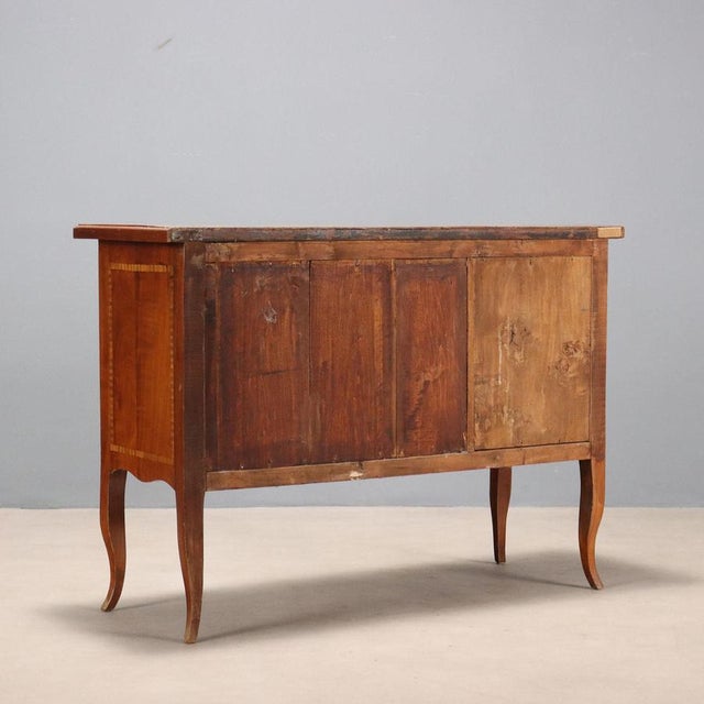 Antique Louis XVI Style Chest of Drawers in Mahogany, 20th Century For Sale - Image 10 of 11