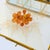 Vintage Brass and Glass Divided Box With Dried Flowers - Jewelry Box or Organizer For Sale In San Francisco - Image 6 of 12