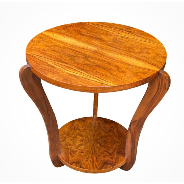 French Art Deco Tulip Coffee Table, in Restored conditions. Designed 1920 to 1949