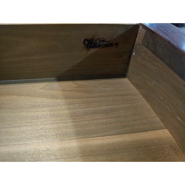 1980s Pair of Kittinger Williamsburg Mahogany Pembroke Table Drop Leaf Tables Cw 27 For Sale - Image 11 of 11