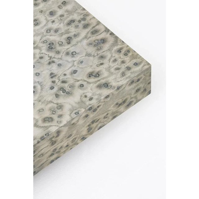 Osis block flat table by llot llov dimensions: h 26.9 x l 190 x w 90 cm materials: multiplex and birch pattern: mouse,...