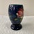 Ceramic Moorcroft "Freesia" Cobalt Blue Pottery Vase 5" Rare Design For Sale - Image 7 of 10
