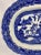 English Antique Scalloped Edge Blue Willow Serving Platter Made in England - Circa 19th Century For Sale - Image 3 of 11