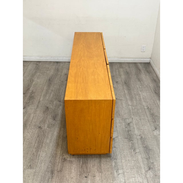 Mid-Century Modern Mid Century Modern Burl Wood Dresser For Sale - Image 3 of 11