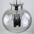 Mid-Century Modern Vintage Glass Ball Pendant Lamp from Limburg For Sale - Image 3 of 9
