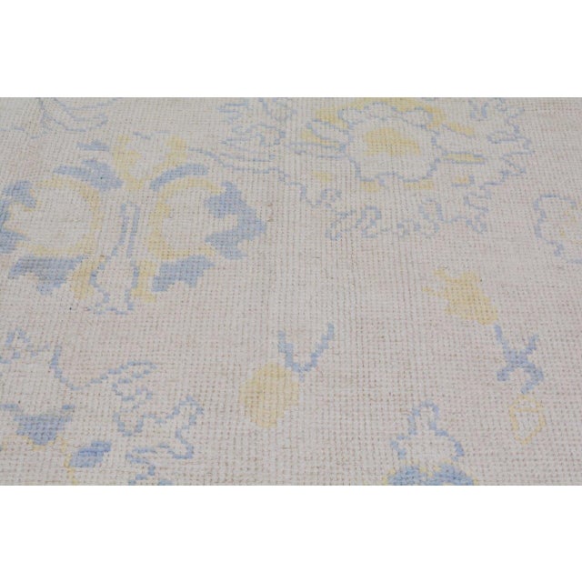 Turkish Turkish Wool Oushak Rug,8'1"X10'7" For Sale - Image 3 of 6
