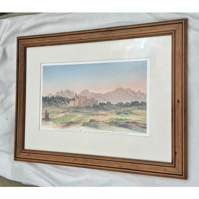 King Charles Watercolor Print - South of France For Sale - Image 4 of 6