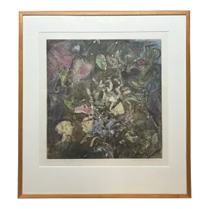 Janine Leroux-guillaume 'lovers from Beyond' Abstract Nature Engraving - Canada