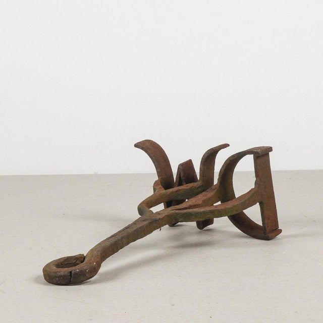 Antique Fire Branding Stamp Tool with Initials D.M. For Sale - Image 5 of 9