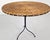 Mid-Century Modern Vintage French Side Table in Rattan Wicker and Wrought Iron, 1970s For Sale - Image 3 of 11