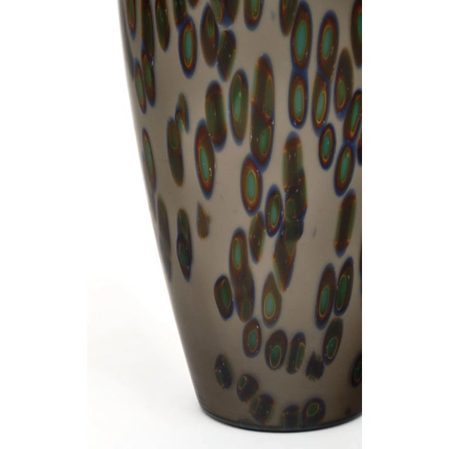 Glass Vintage Murano Glass “Murrine” Vase For Sale - Image 7 of 10