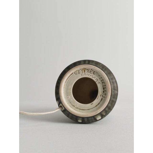 Ceramic Scandinavian Modern Stoneware Table Lamp from Desiree Stentøj, 1960s For Sale - Image 7 of 11