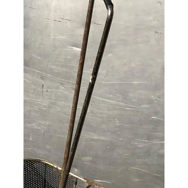 Gray Mid-Century Italian Metal Umbrella Stand For Sale - Image 8 of 9