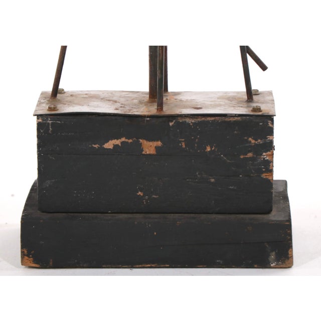 Freestanding Brutalist Metal Sculpture after Jere For Sale - Image 9 of 11