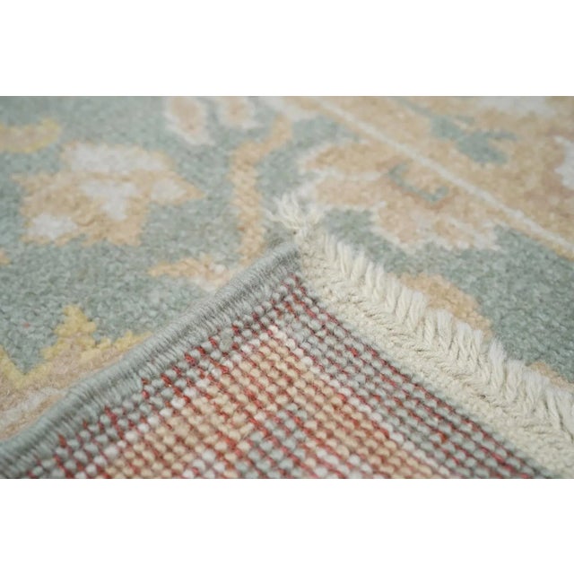 Oushak Rug 4'1'' X 6'1'' For Sale - Image 10 of 10